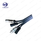 Conector gris M12 y multi compuesto - proceso de encargo de la haz de cables del cable plano de la fibra proveedor