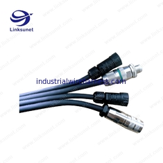 China Conector gris M12 y multi compuesto - proceso de encargo de la haz de cables del cable plano de la fibra proveedor