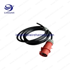 China del conector rojo del enchufe MN3501 de 5PIN PE IP44 arnés de cable industrial impermeable/azul proveedor