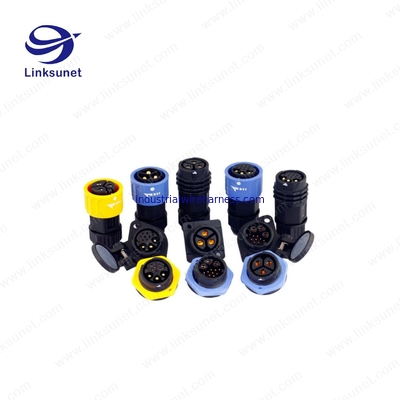 Waterproof USB 2.0 4P Injector Wiring Harness High Flex Cable Connector For Marine