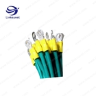 JST FVWS5.5 - 6 Terminal Harness Connector UL1015 - 10AWG Green Pvc Cable Wire
